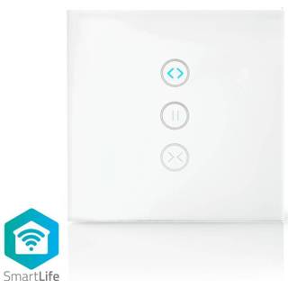 👉 Wandschakelaar wit glas SmartLife | Wi-Fi 300 W 1 stuks - WIFIWC10WT 5412810272839