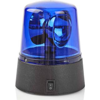 👉 Zwart LED-Zwaailicht | 4.5 V DC 0.4 W 9.2 cm LED |Blauw / 1 stuks - FUDI210BU 5412810284689