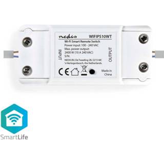 👉 Schakelaar SmartLife | Wi-Fi 2400 W 90 x 40 25 mm 1 stuks - WIFIPS10WT 5412810303113