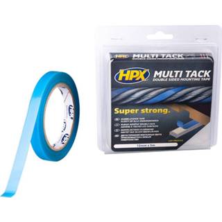 👉 Transparant Dubbelzijdige Multi-tack tape | Semi-transparant 12mm x 5m - PA1205 5407004563336