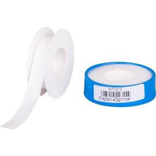 Wit PTFE waterafdichtingstape | 12mm x 12m - WT1212 5425014227154