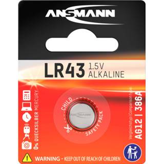 👉 Knoopcel alkaline LR43 / LR1142 AG12 | 1,5 V - 5015293 4013674015290