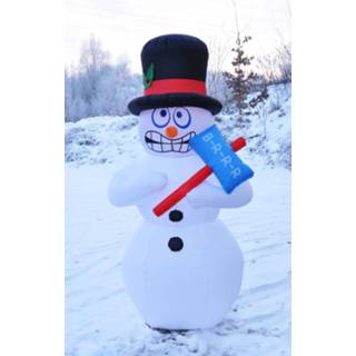 👉 Active Zelf opblaasbare sneeuwpop 180 cm kerstdecoraties