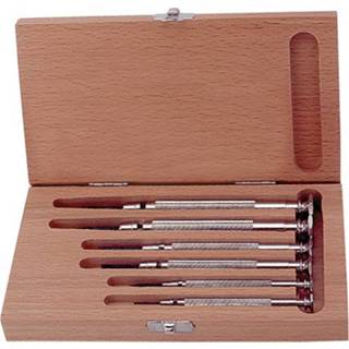 👉 Set precisieschroevendraaiers | 6 delig sleuf / PH 1 stuk - 250-570 4027474713737