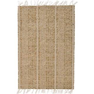 Placemat beige active 1x Beige/naturel gevlochten 33 x 47 cm rechthoek