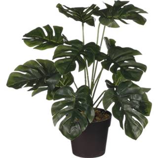 👉 Kunstplant active pot Monstera staand 40 cm - huis/kantoorplant