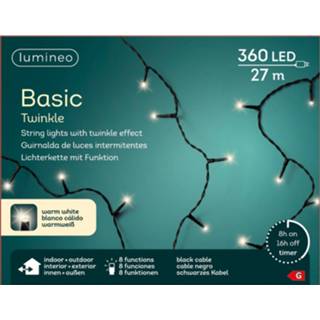 👉 Kerstverlichting wit active warm buiten 360 lampjes 2700 cm inclusief timer