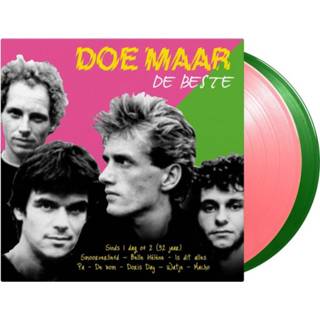 👉 Roze groen vinyl nederlands Doe Maar - De Beste 2-LP Beperkte Oplage (LP1) & (LP2) Gekleurd 602438956661