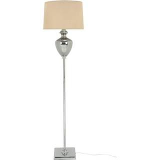 👉 Staande lamp beige unisex MARAVILLA Chroomkleur/Beige 4055708220430