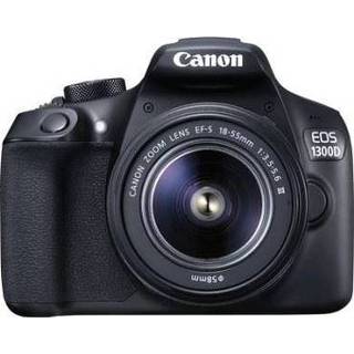 👉 Zwart Canon EOS 1300D spiegelreflex + 18-55 IS II 8714574637266