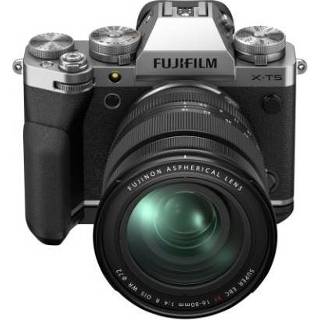 👉 Zoomlens zilver Fujifilm X-T5 + Fujinon XF standaard zoom lens 16 - 80 mm 4547410486544