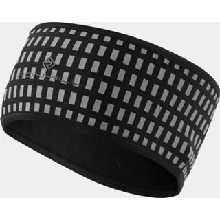 👉 Hoofdband zwart unisex polyester Ronhill Afterhours Headband - Black/BrWhite/Rflct 5051508569617