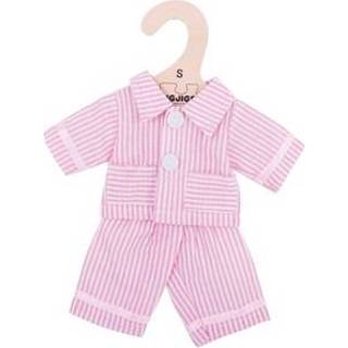 Poppenkleding roze s Bigjigs Pyjama - 691621355077