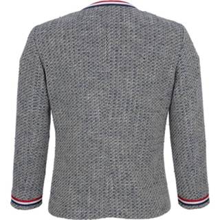 👉 Blazer vrouwen gemêleerd rood marine offwhite van bouclé Alba Moda Marine/Offwhite/Rood 4055705976125 4055705976088