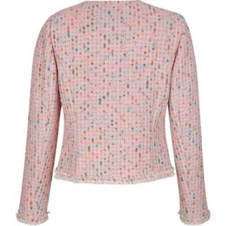 👉 Blazer kunstvezels roze Vrije Tijd vrouwen allover multicolor van materiaal Alba Moda 4055708421042 4055708421097