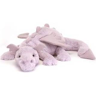 👉 Lavendel Jellycat Lavender Dragon Huge - 18x66x19cm 670983141368