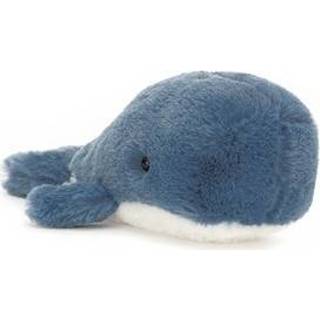👉 Blauw Jellycat Wavelly Whale Blue - 5x15x6cm 670983137361