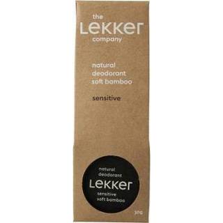 👉 Deodorant Lekker Company natural soft bamboo sensitive skin 30g 8718781036423