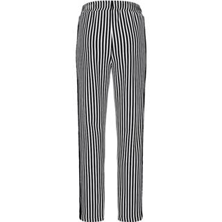 👉 Broek kunstvezels gestreept vrouwen zwart wit in sportieve jogstyle Alba Moda Zwart/Wit 4055708422988 4055708422933