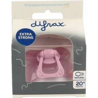 👉 Speen rose Difrax Fopspeen natural 20+ maanden 1st 8711736550678