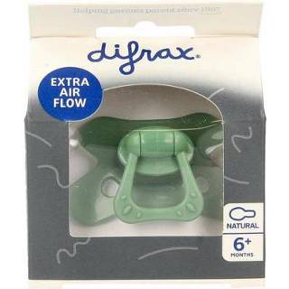 👉 Speen Difrax Fopspeen natural 6+ maanden olive 1st 8711736550043