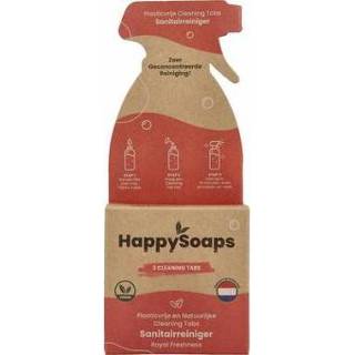 👉 Sanitair reiniger Happysoaps Cleaning tabs sanitairreiniger royal freshness 3st 8720572971578