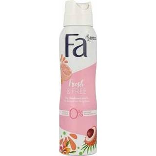 👉 Deodorant FA spray fresh & free grapefruit lychee 150ml 5410091751630