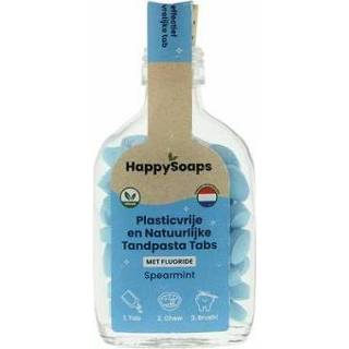 👉 Tand pasta Happysoaps Tandpasta tabs met fluoride 62tb 8720572972971