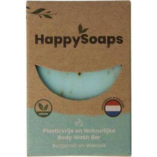 👉 Wierook Happysoaps Body bar bergamot en 100g 8720256109204