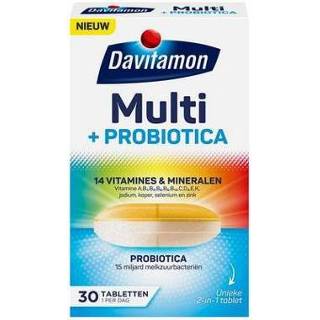 👉 Davitamon Compleet + probiotic 30tb 8710537044416