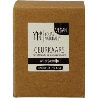 👉 Geurkaars witte Yours Naturally Votive jasmijn 9cl 1st 5038871022000