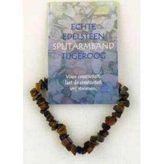 👉 Armband Steengoed Splitkralen tijgeroog op kaart 1st 8716993004889