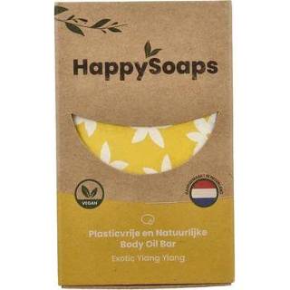 👉 Happysoaps Body oil bar exotic ylang 70g 8720572971479