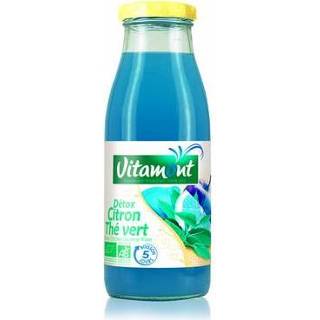 👉 Donkergroen Vitamont Detox lemon green tea bio 500ml 3289196800060