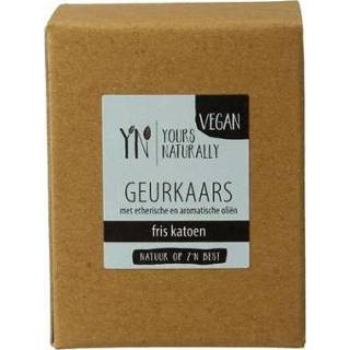 👉 Geurkaars katoen Yours Naturally Votive fris 9cl 1st 5038871013619