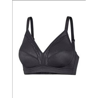 👉 BH kunstvezels effen vrouwen antraciet Bh's per 2 stuks in licht glanzende look Harmony 4055708395350 4055708400504