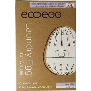 👉 Witte lavendel Eco Egg was - 70 wasjes lavender 1st 5060558050594