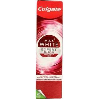 👉 Tandpasta wit Colgate max white expert orginal 75ml 7509546064857