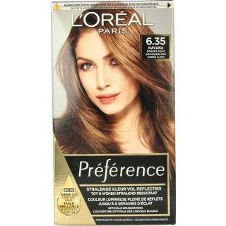 👉 Goud Loreal Preference 6.35 havana donker mahonieblond 1set