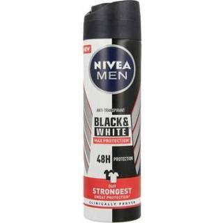 👉 Deodorant zwart wit Nivea Men spray black & white max protection 150ml 4005900830722