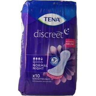 👉 Tena Discreet normal night 10st 7322541185316