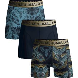 👉 Boxershort Muchachomalo Boxershorts Night Owl 3-pack Print/Solid