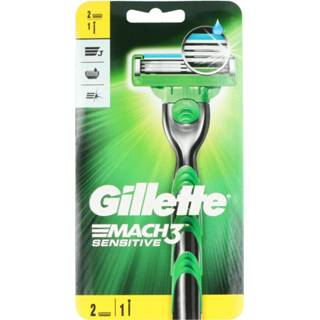 👉 Scheerapparat Gillette Mach3 Sensitive Scheerapparaat + 2 Mes 7702018452361