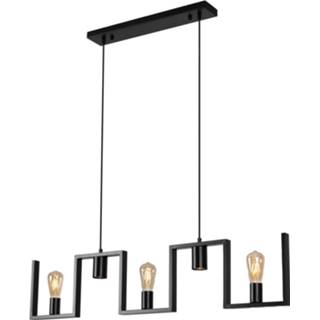 👉 Hanglamp zwart Ylumen Row 5 lichts L 112 cm 8712771031405