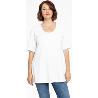 👉 Tuniek wit flare met korte mouwen BUBLÉ 54/56 white