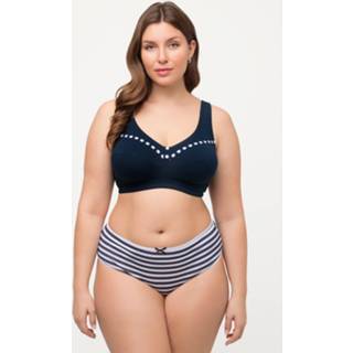 👉 Blauw katoen vrouwen Grote Maten comfortbeha, Dames, blauw, Maat: 115C, Katoen, Ulla Popken 4099956076906