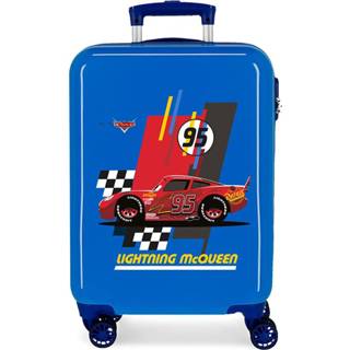 👉 Trolley blauw ABS Disney 55 Cm 4 Wheels Cars Lightning McQueen Blue 8435578315386