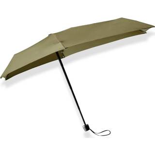 👉 Paraplu polyester donkergroen Senz Micro Foldable Olive Branch 8712665024698