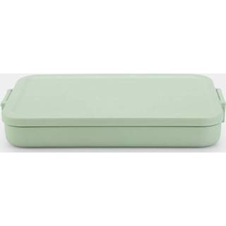 👉 Lunchbox donkergroen Brabantia Make & Take Plat Jade Green 8710755202926
