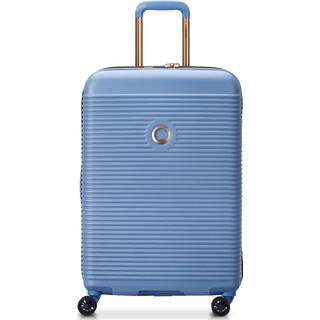 👉 Trolley blauw polycarbonaat medium Delsey Freestyle 4 Wheel 67 cm Sky Blue 3219110509823